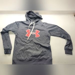 Women's Under Armour Storm grey and pink sweatshirt hoodie size small